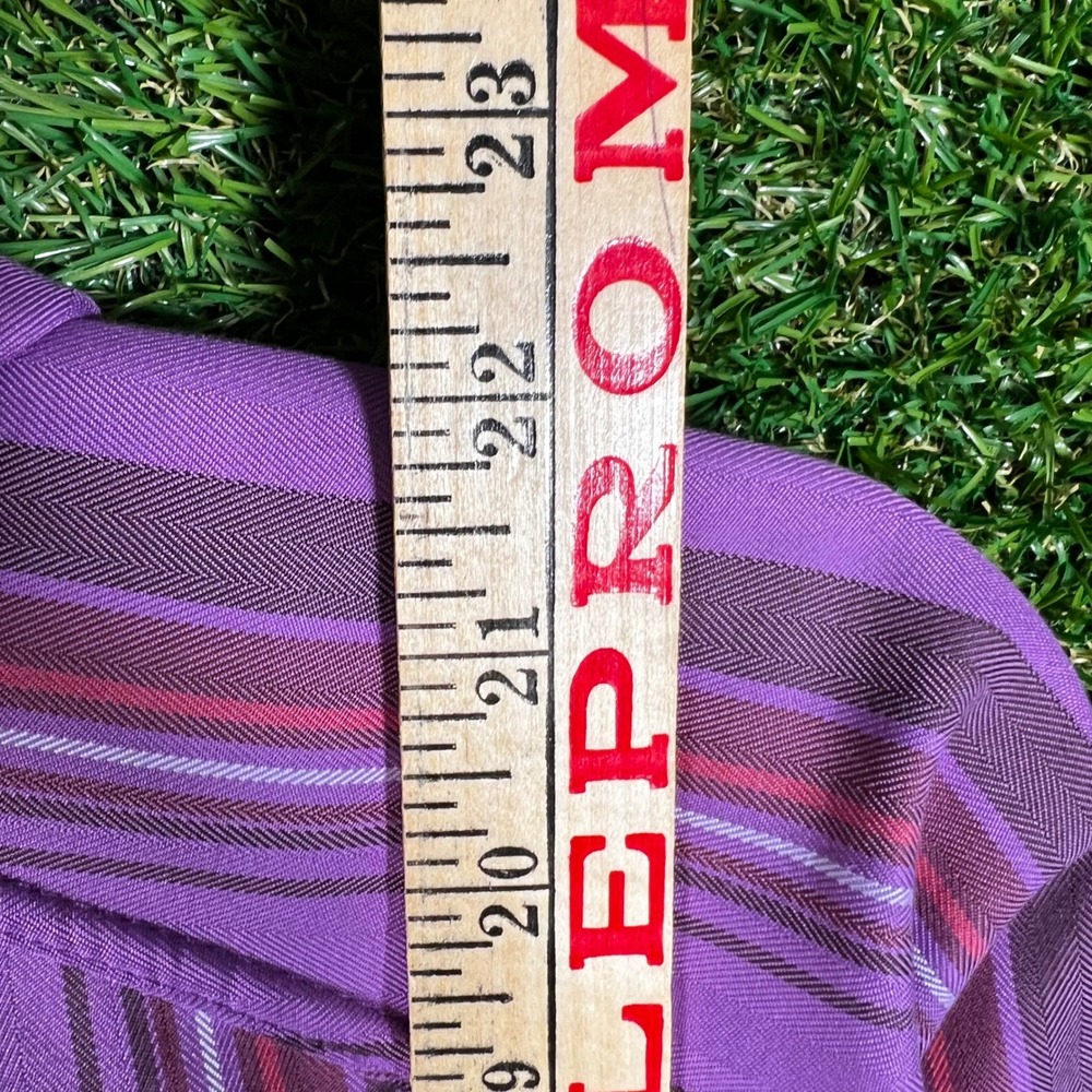 Patagonia Purple Striped Zip-Up Hoodie - Picture 5 of 5